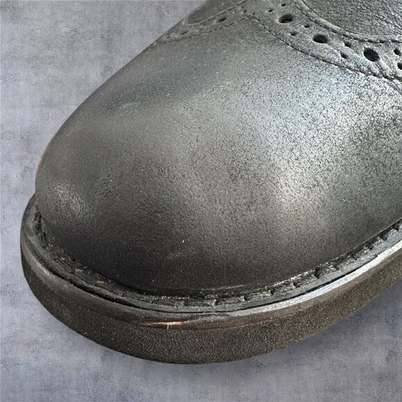 Men's Aetrex Dalton Wing Tip Oxford Shoes in Black - Size 12.5 - Picture 14 of 14